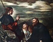 圭尔奇诺 : St Augustine Washing the Feet of the Redeemer